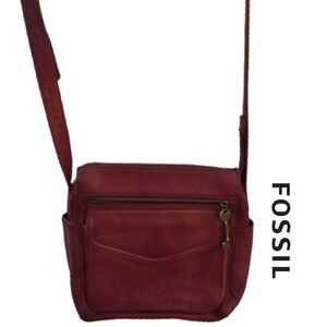 Fossil distressed brick‎ crossbody bag